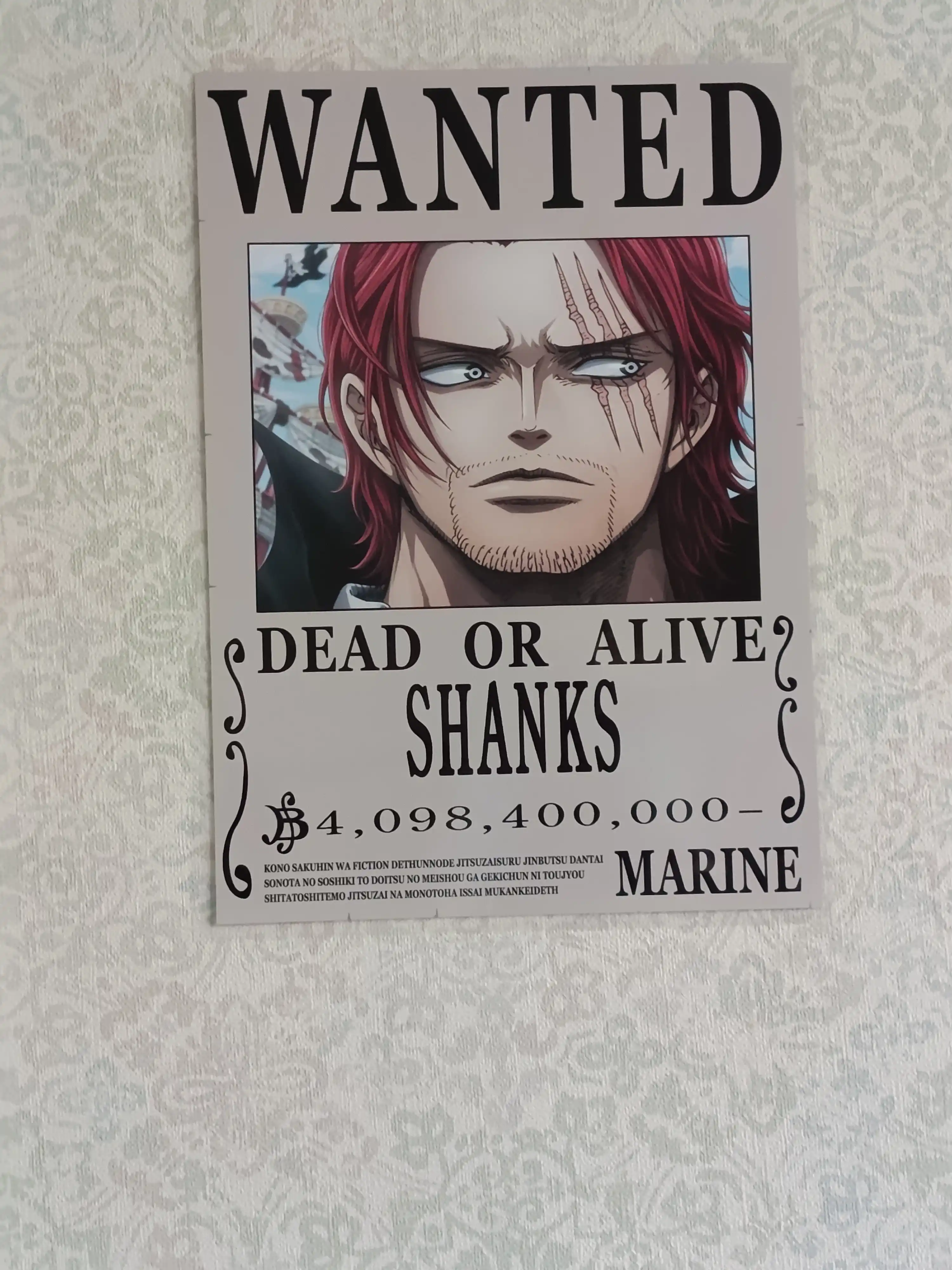 Yangi posterlar paydo bo’ldi! A4 formatli laminatsiyalangan plakatlar, One Piece Van Pis
