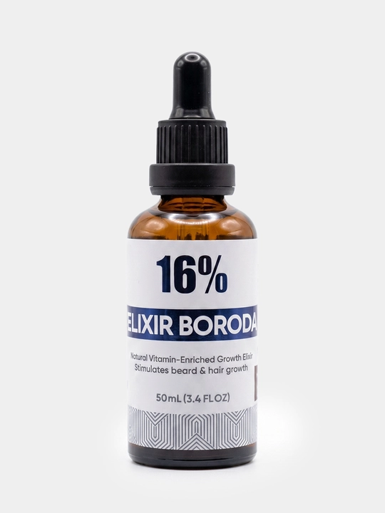 Миноксидил 16% Elixil Boroda – сыворотка для роста бороды и волос