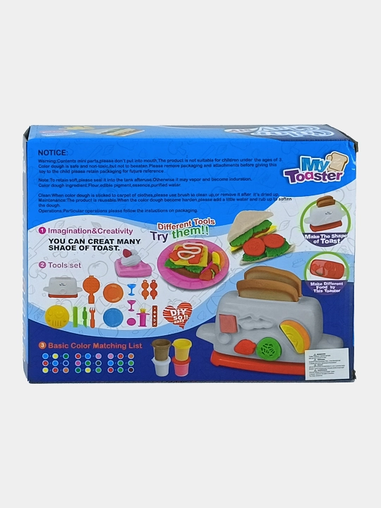 Color Clay DIY My Toaster to'plami 3+