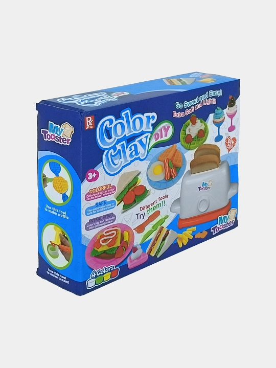 Color Clay DIY My Toaster to'plami 3+