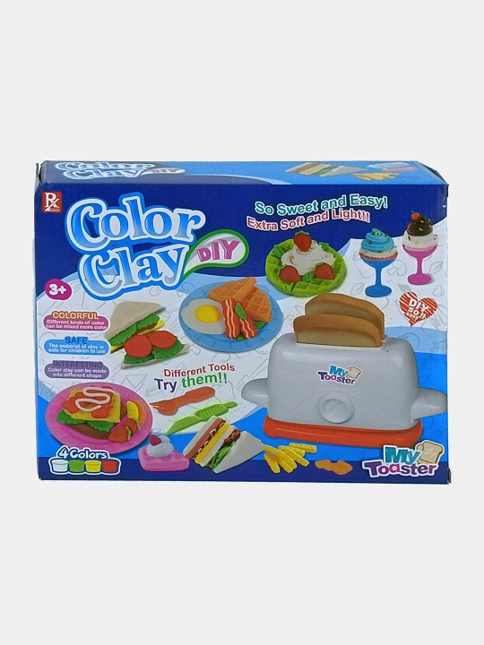 Color Clay DIY My Toaster to'plami 3+