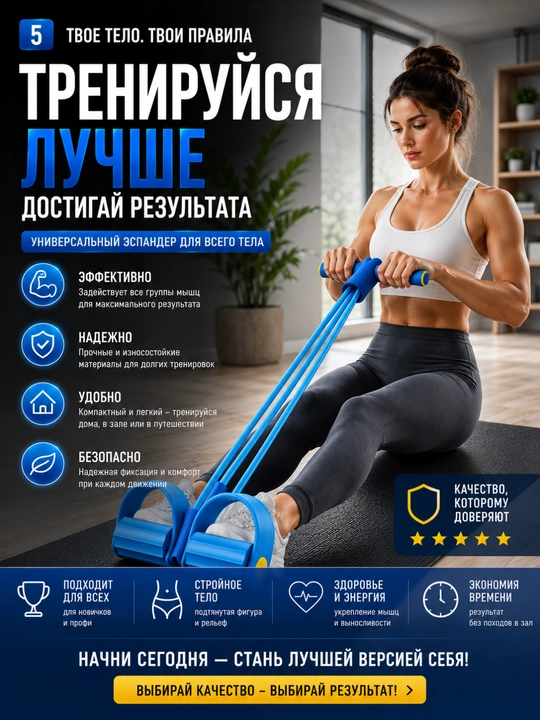 Эспандер, фитнес эспандер, тренажер для дома, спортивный эспандер, эспандер для фитнеса