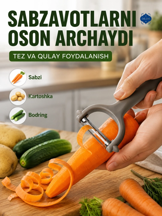 Овощечистка для овощей и фруктов, нож для картофеля, нержавеющая сталь, эргономичная ручка