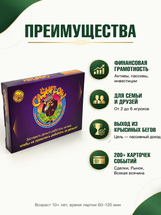 Pul oqimi Cashflow stol o'yini, Moliyaviy strategiya 10+