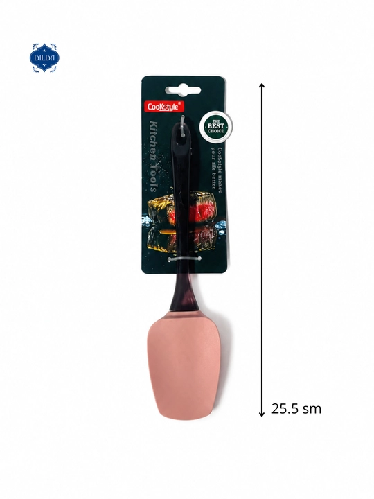 Silikon spatula, krem va xamir uchun lopatka, issiqqa chidamli oshxona kurakchasi