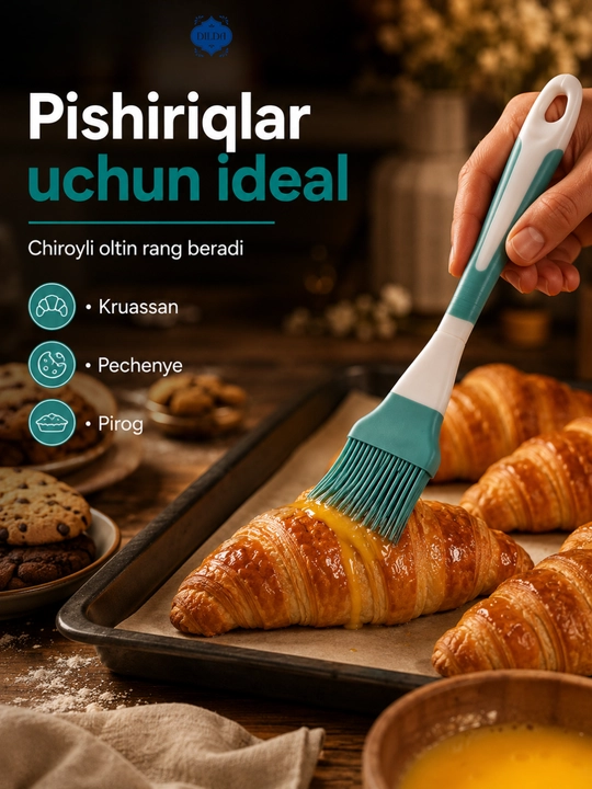 Силиконовая кисточка для кухни, термостойкая силиконовая кисточка, 22 см