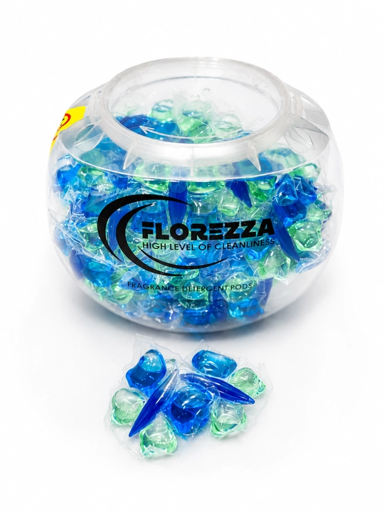 FLOREZZA Kir Yuvish Kapsulalari 3in1 – Kuchli Tozalik va Yoqimli Hid