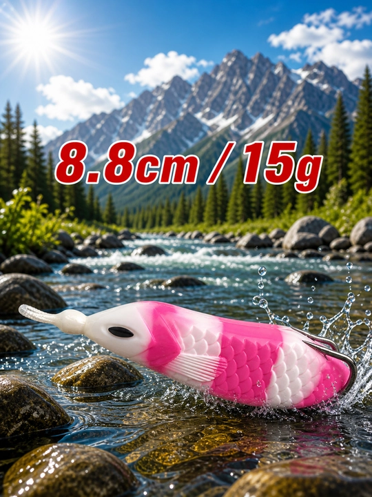 Silikon qurbaqa sun’iy yem 8.8 sm / 15 g — ikki ilgakli suzuvchi primanka - 