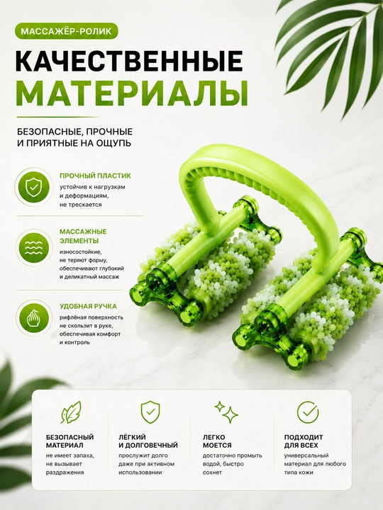 Массажер, массажер для тела, роликовый массажер, антицеллюлитный массажер, ручной массажер