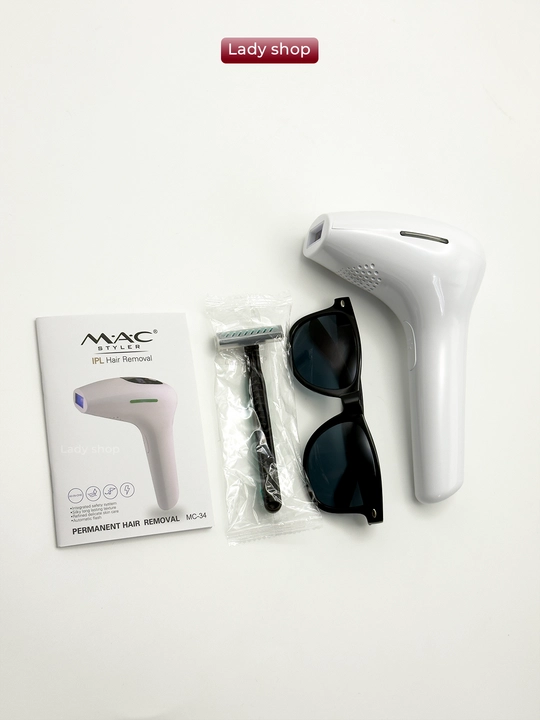 Фотоэпилятор MAC Styler IPL, технология охлаждения ICE, 999999 вспышек, 5 режимов