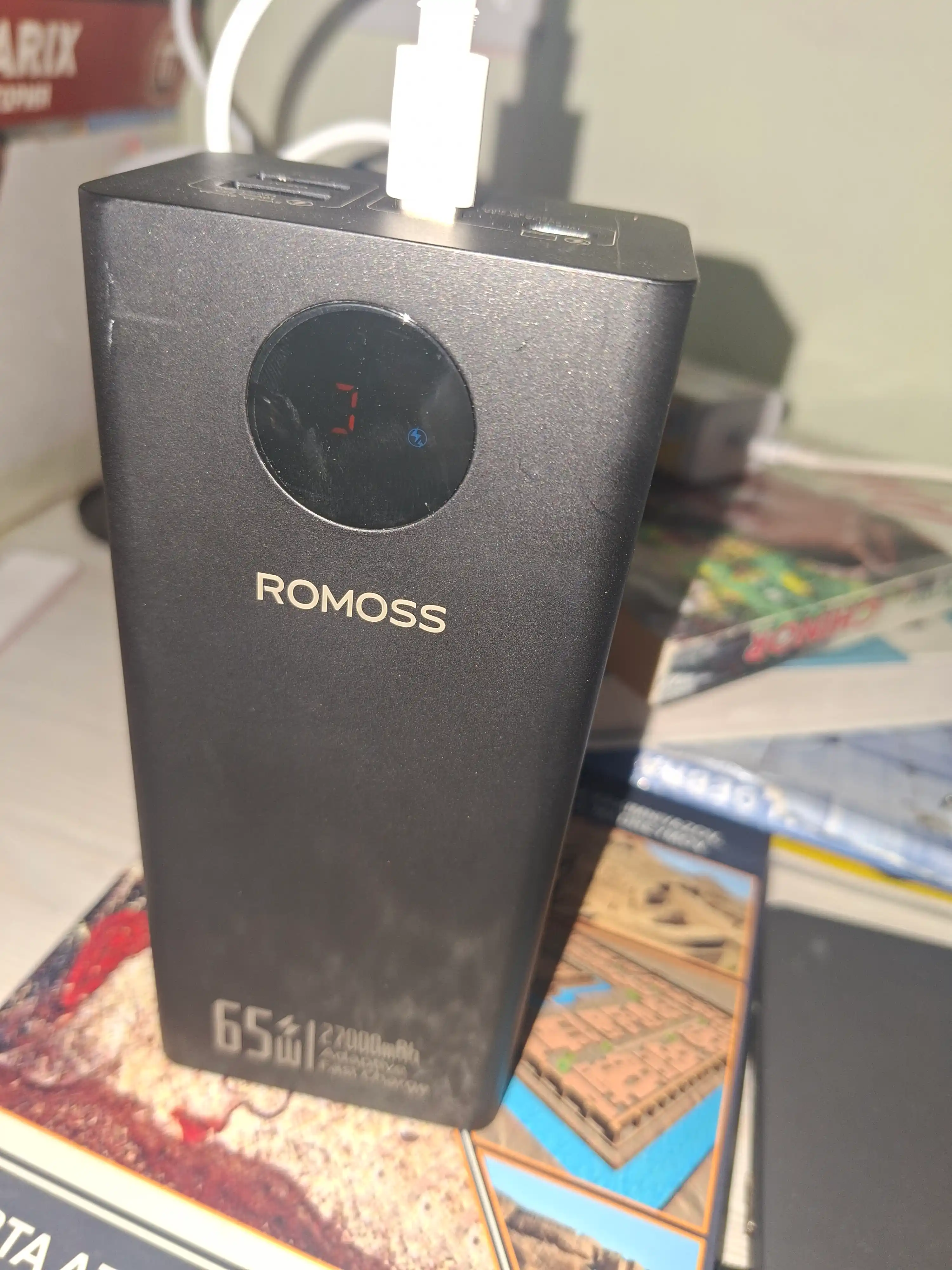 ROMOSS PEA27S Power Bank 27000mAh 65W (2×Type-C + 2×USB-A)
