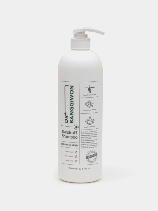 Dr.Banggiwon Dandruff Shampoo 1000 ml — qazg'oq va soch to‘kilishiga qarshi - 