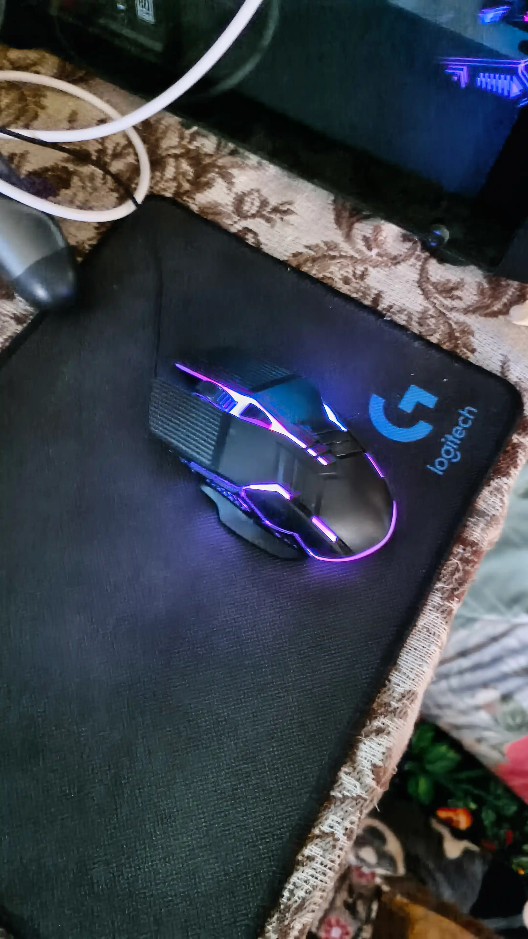 Проводная  игровая мышь GM6,  3200DPI со светодиодом RGB