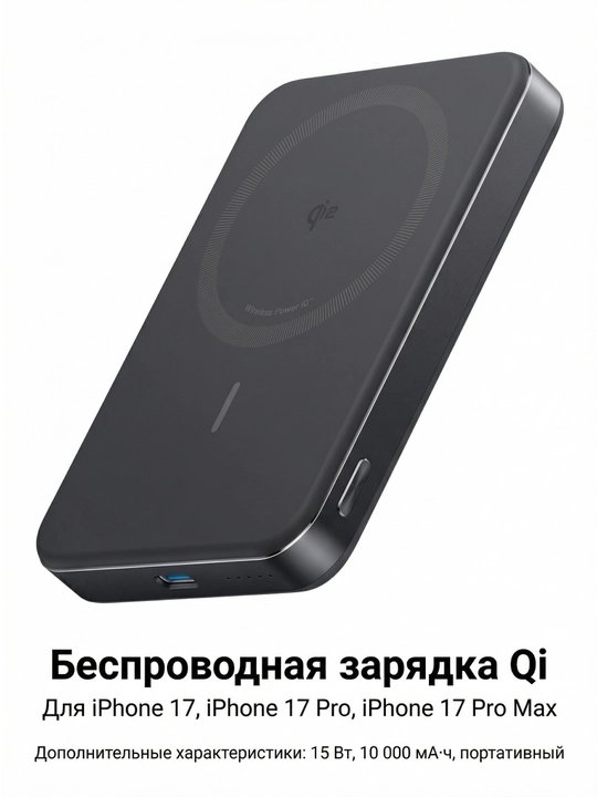 Внешний аккумулятор Anker MagGo 10.000mAh - 