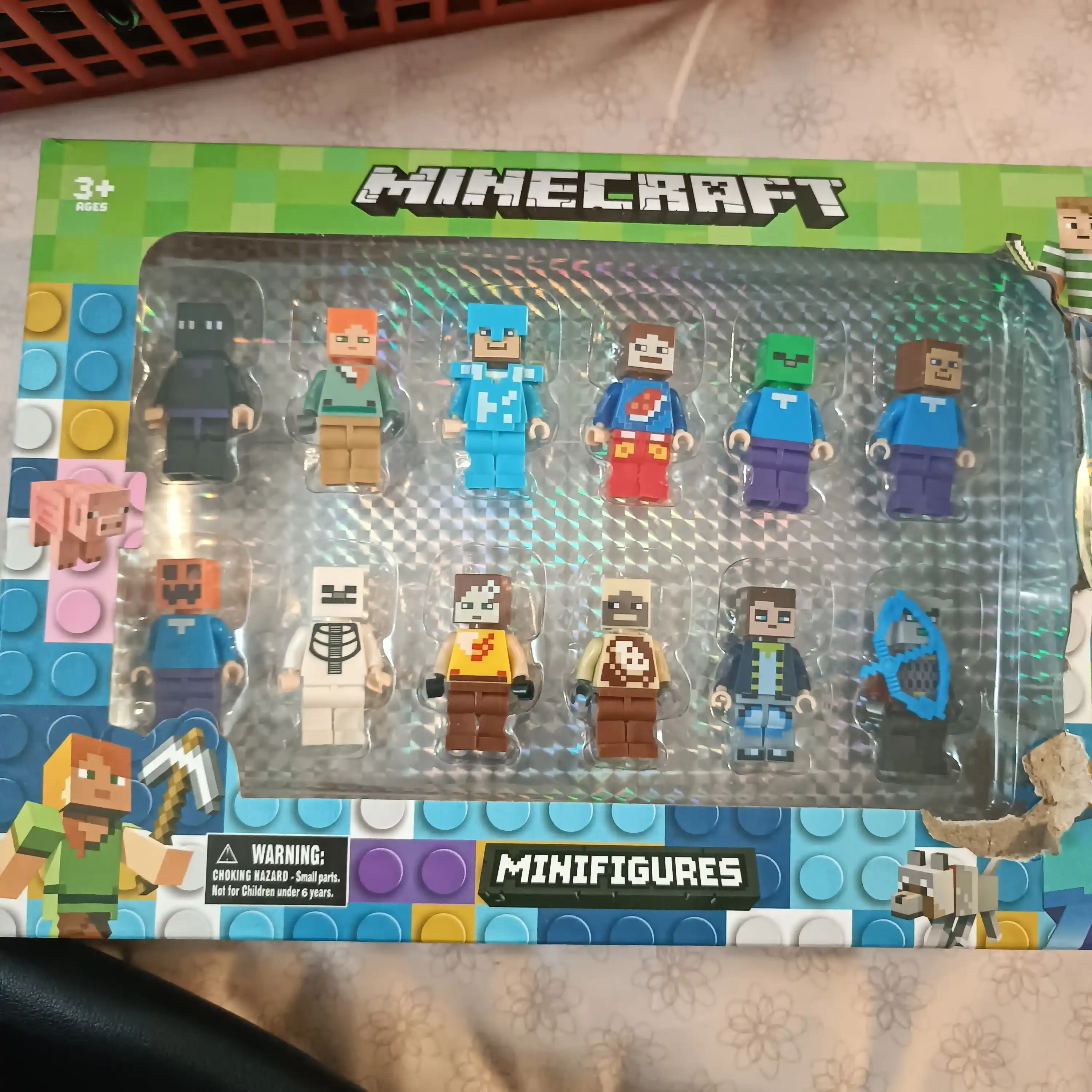 Minecraft va Roblox konstruktor o'yinchoqlar to'plami bolalar uchun figurkalar
