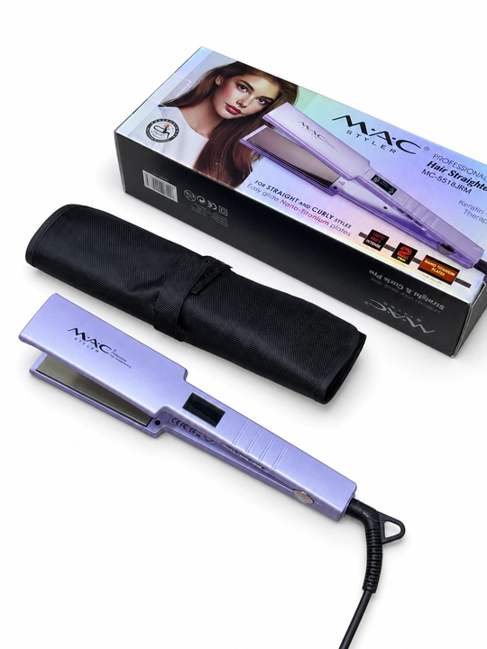 Профессиональный утюг Mac Styler MC-5518 MC-5519 для выпрямления и укладки волос LED