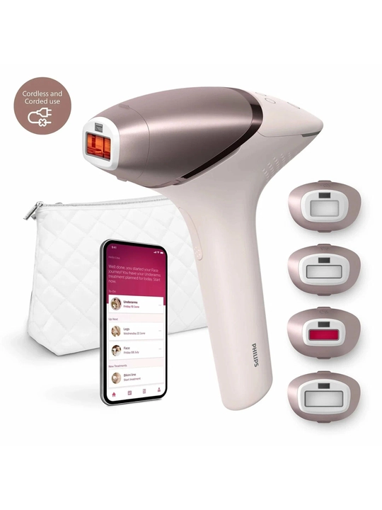 Фотоэпилятор Philips Lumea BRI958, для зоны бикини, лица, тела, с датчиком цвета кожи