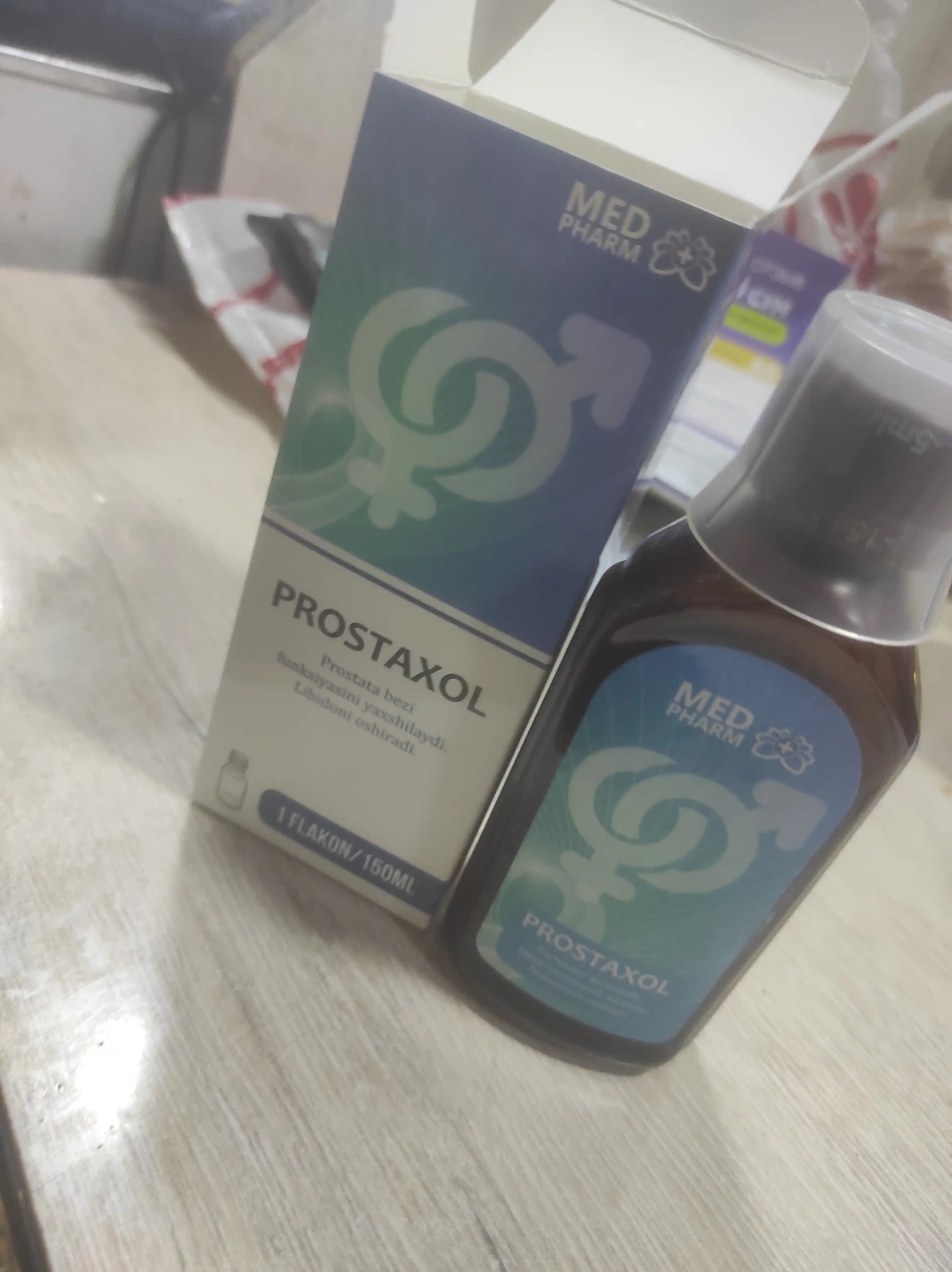 Prostaxol - prostata, prostatit va erkaklar salomatligi uchun sirop, 150 ml