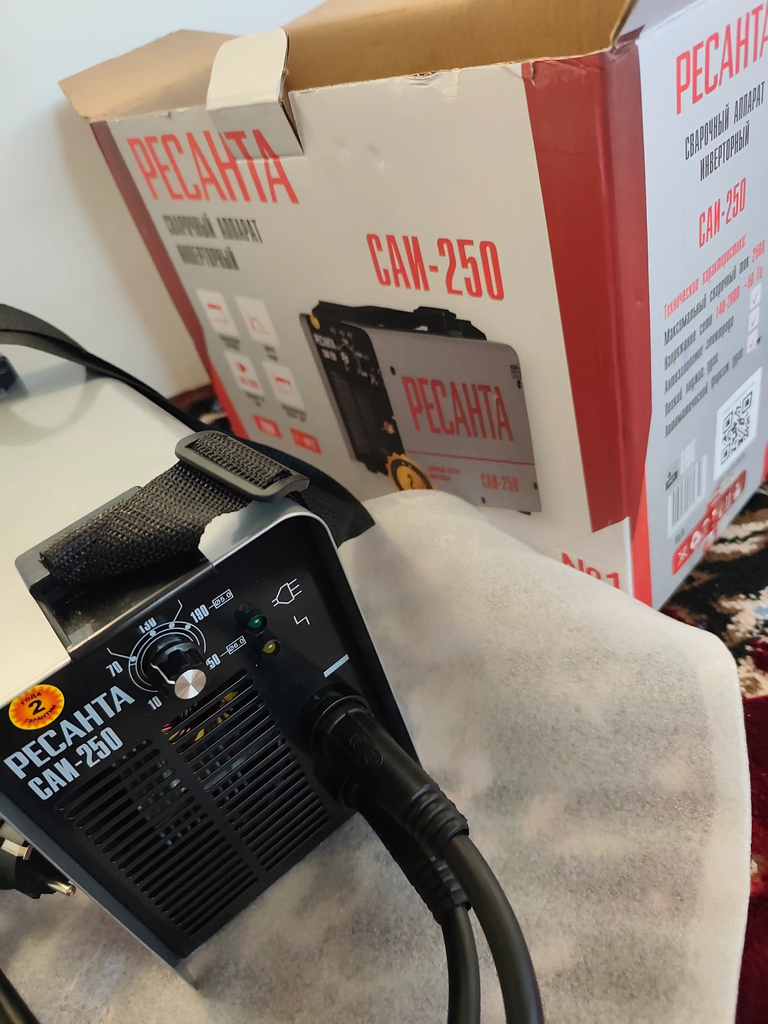 Invertorli payvandlash apparati SAI-250 Resanta art. 65/6