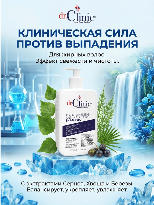 Dr.Clinic Шампунь для волос, 400 мл