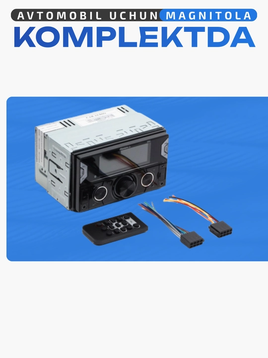 Автомагнитола Pioneer.GD, MP3/USB/AUX/MicroSD/FM Radio/Bluetooth, магнитофон