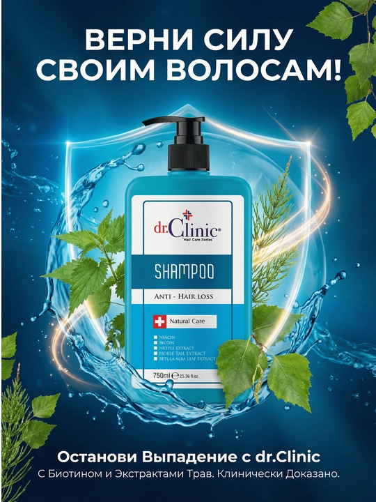 Dr.Clinic Шампунь для волос, 400 мл