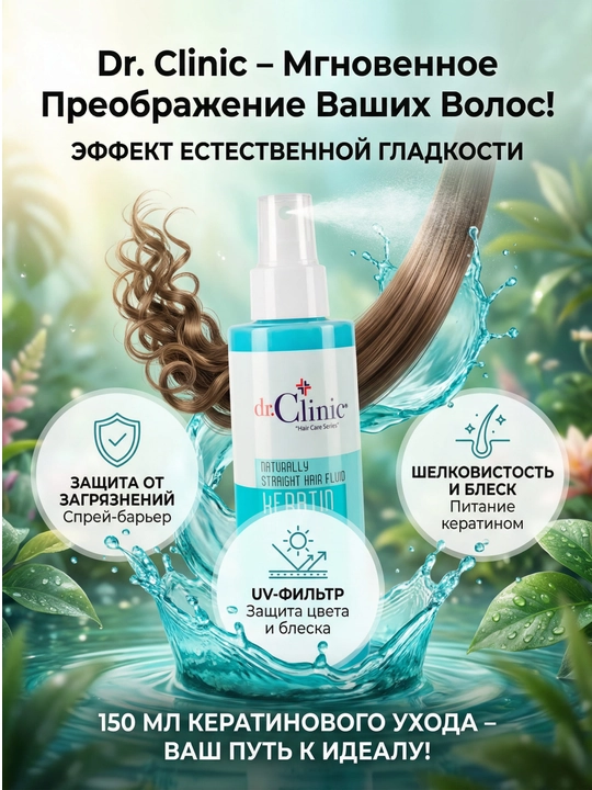Спрей для волос Dr.Clinic 150 мл - 