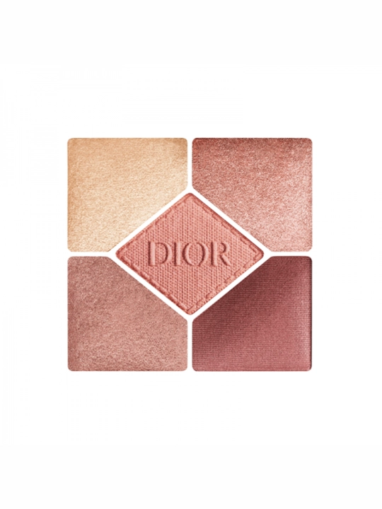 Тени для глаз нежные розовые оттенки сияние DIORSHOW 5 COULEURS 743 Rose