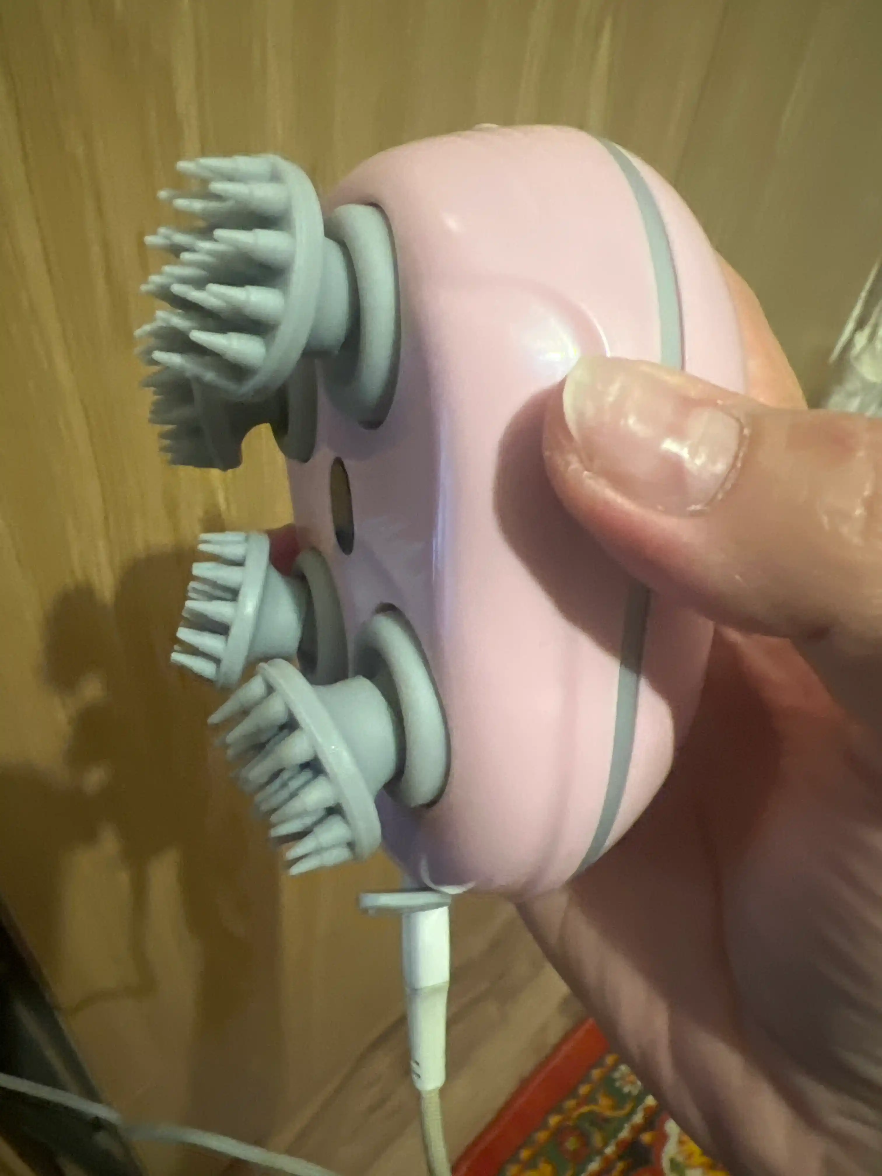 Bosh, yuz, bo‘yin va butun tana uchun elektr massaj apparati, suvga chidamli, simsiz