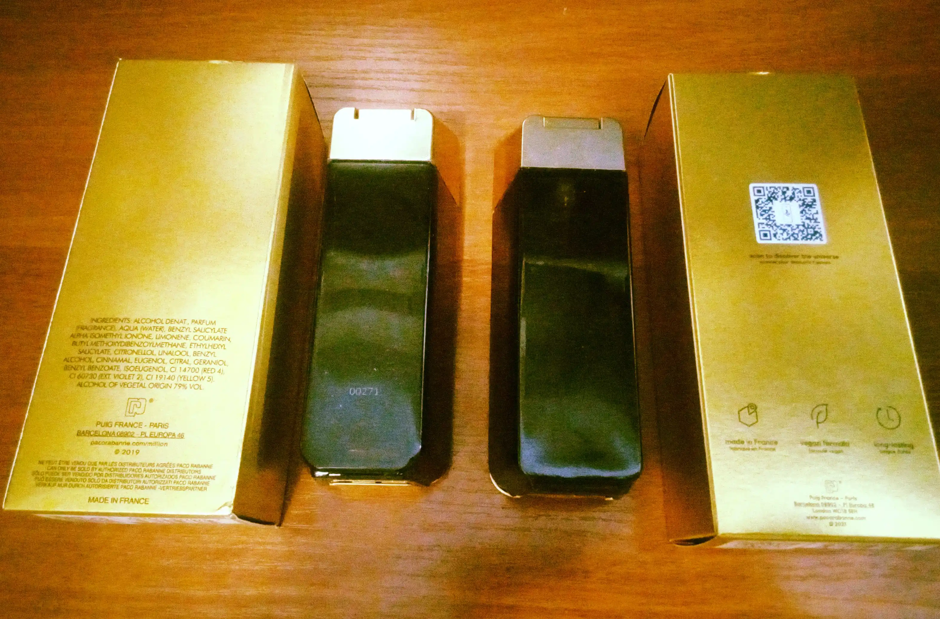 Erkaklar uchun atir, parfyum 1 Million Parfum Rabanne, 100 ml