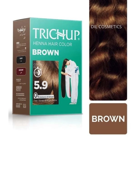 TRICHUP, HERBA-soch uchun xina, 6 dona to'plam - 