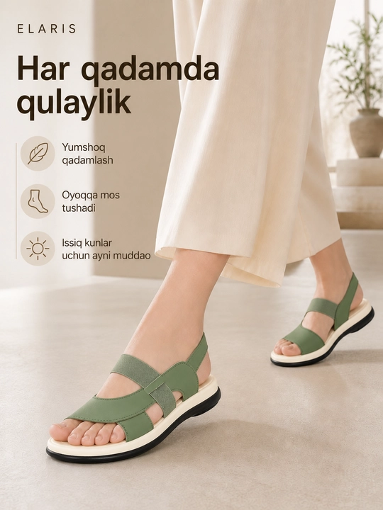 Ayollar va qizlar uchun qulay, zamonaviy, bahor, yoz, kuz uchun mo‘ljallangan 36-40 sm li boshmoqlar