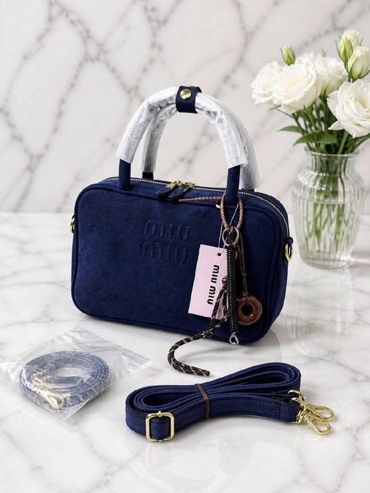 Ayollar sumkasi Miumiu, leopard printli, yarim oy shaklidagi - 