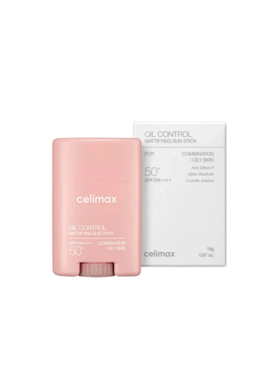 Celimax Oil Control Mattifying Sun Stiсk SPF50+ PA++++ xiralashtiruvchi quyoshdan himoyalovchi stik
