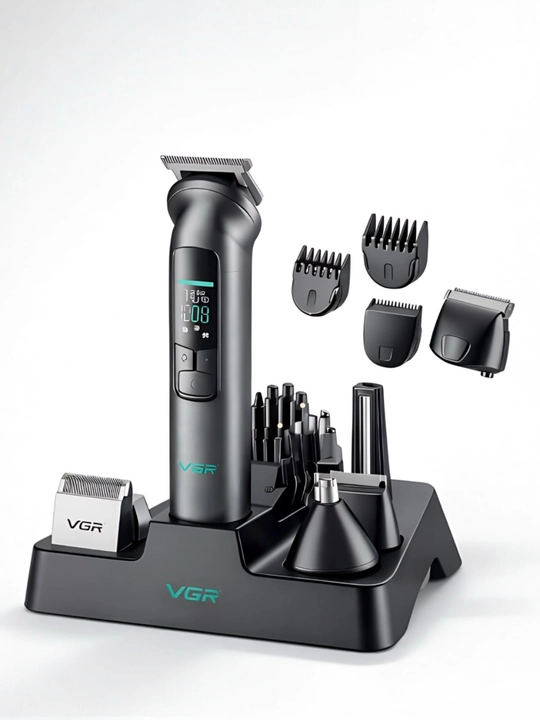 VGR -096, 14 ta 1 da, erkaklar uchun professional soch va soqol trimmeri