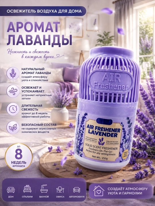 AIR FRESHENER, Avtomobillar, ofislar va uylar uchun aromatik havo spreyi