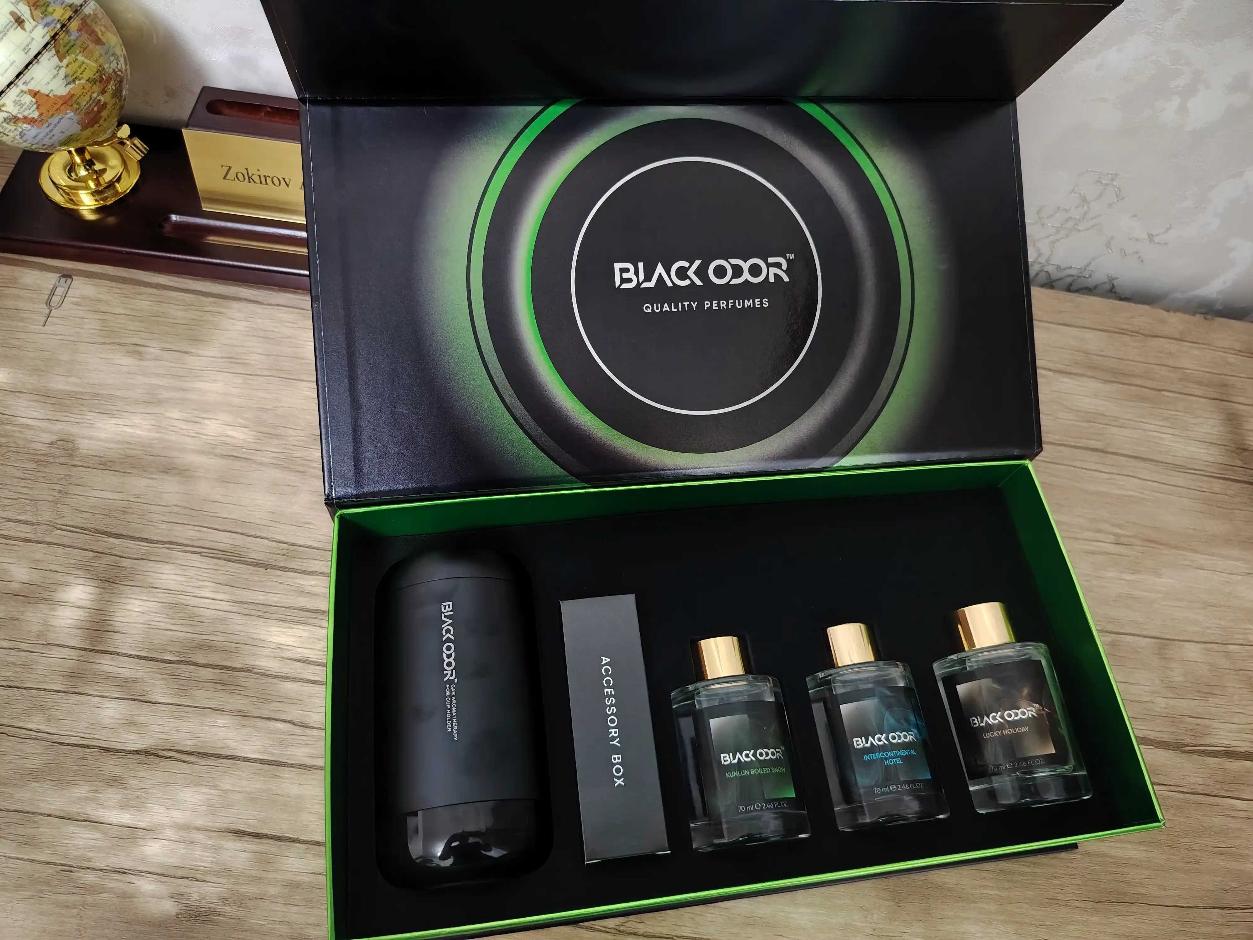 BLACK ODOR avtomobil va uy uchun xushbo‘ylantirgich