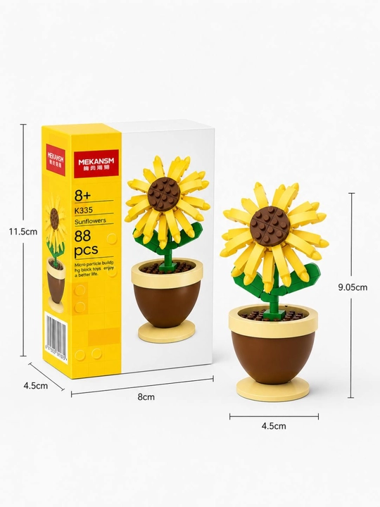 Mini konstruktor gul, anti-stress lego mini bloklar, dekor, sovg‘a