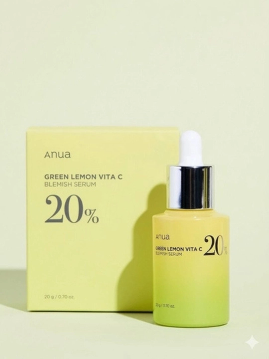 Для осветления и от пятен — зелёный Liyuzmon и сыворотка Anua C20%