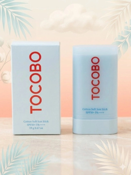 Quyoshdan Himoyalovchi Qalamcha – TOCOBO Cotton Soft Sun Stick (Ko'k rangli stik)