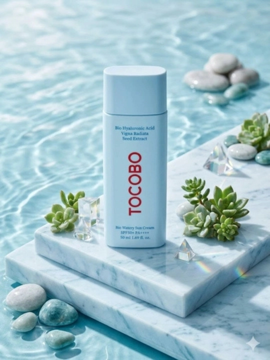 Солнцезащитный крем для лица TOCOBO Bio Watery Sun Cream SPF50+ PA++++ 50 мл - 