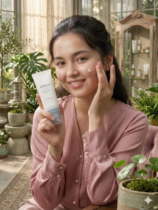 Madagaskar sentellasi ekstrakti qo‘shilgan Skin1004 namlantiruvchi krem-zardobi, SPF50, 50 ml