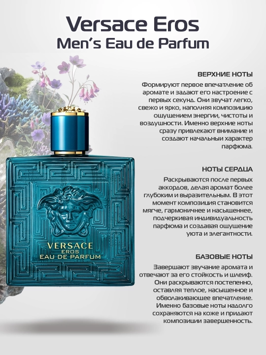 Парфюм для мужчин Versace Eros 100мл