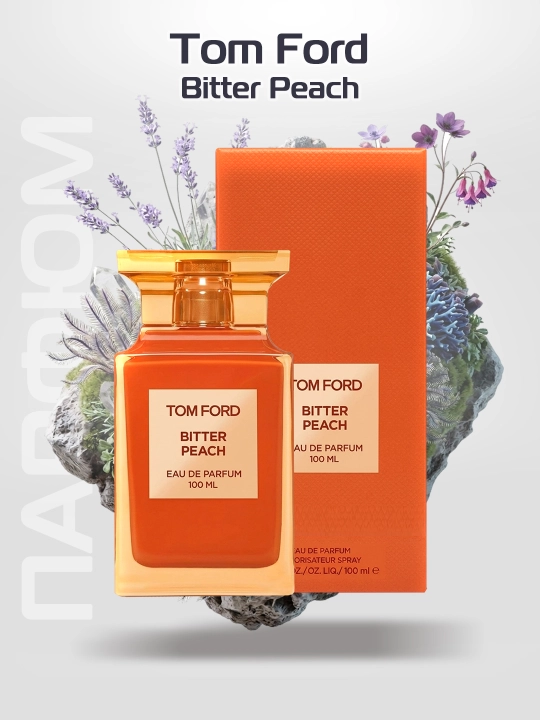 Erkaklar va ayollar uchun Tom Ford, Bitter Peach parfyum, 100 ml