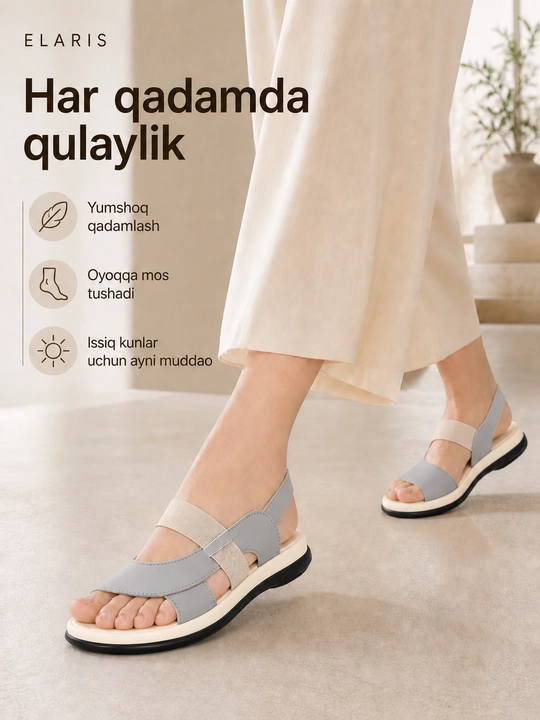 Ayollar va qizlar uchun qulay, zamonaviy, bahor, yoz, kuz uchun mo‘ljallangan 36-40 sm li boshmoqlar