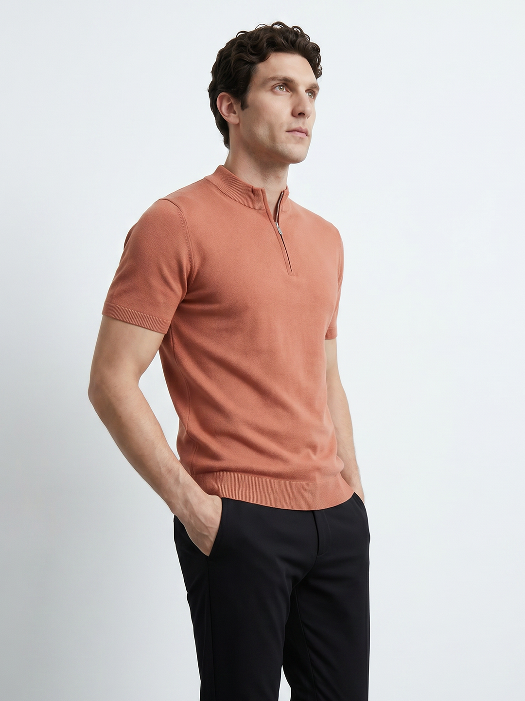 TERRA PRO Kalta yengli erkaklar jemperi AW23CA2N-29-19039
