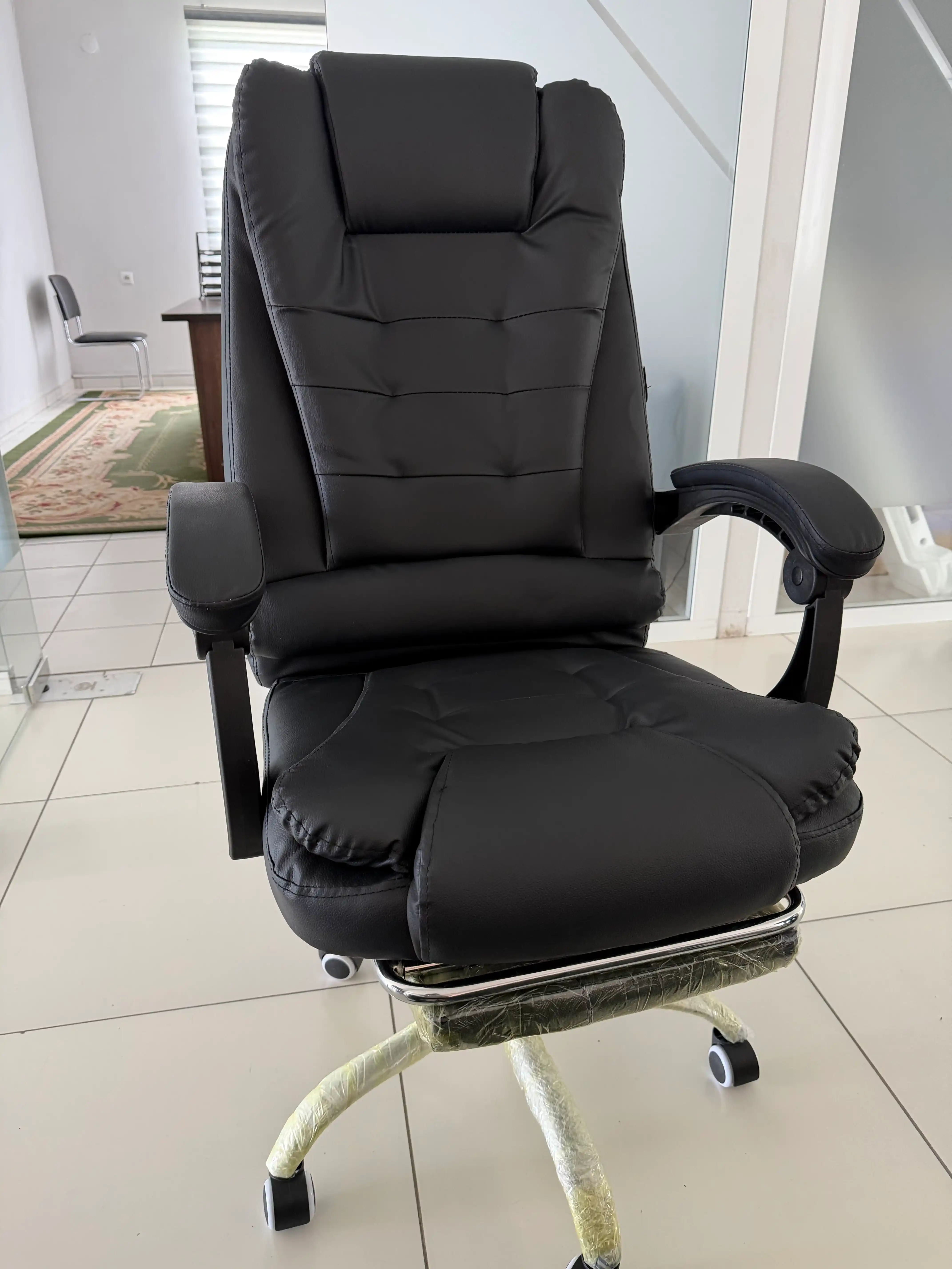 Uy va ofis uchun bel tayanchiga ega ergonomik kompyuter kreslosi