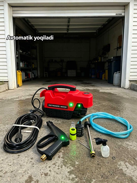 1800Vt/2200Vt yuqori bosimli avtomobil yuvish mashinasi
