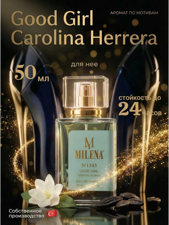 Parfyumlangan suv ayollar uchun, Miss Dior Blooming Bouquet, Milena №W1345, 50ml - 