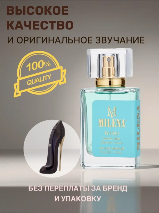 Parfyumlangan suv ayollar uchun, Miss Dior Blooming Bouquet, Milena №W1345, 50ml